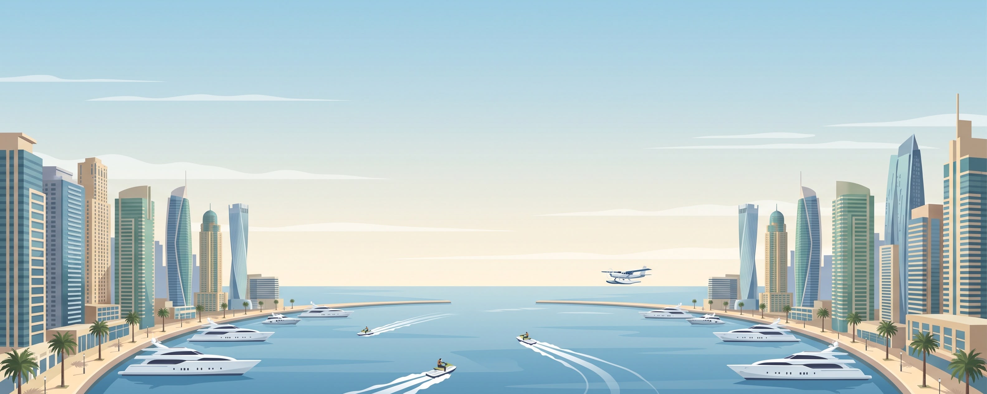 On the water and in the air