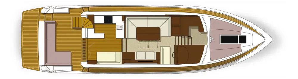 GALEON 550 FLY main deck