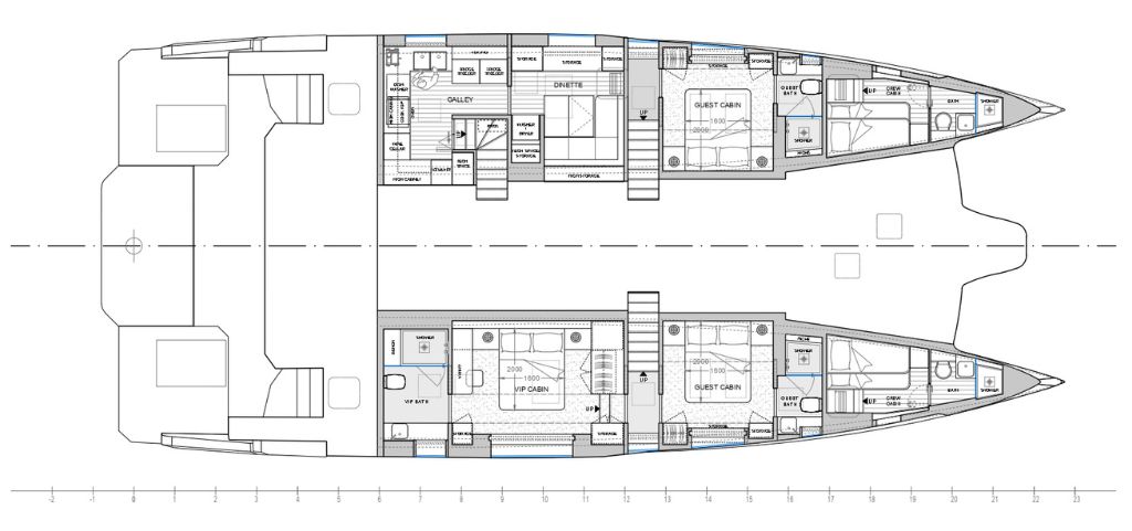 WIDERCAT 76 lower deck