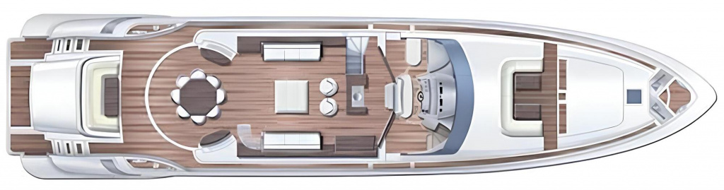 AZIMUT 98 LEONARDO main deck