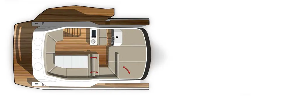 GALEON 500 FLY flybridge