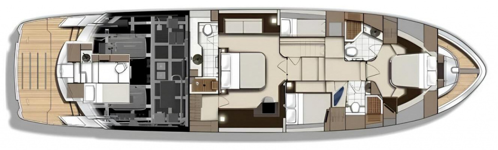 Marquis 630 Sport lower deck