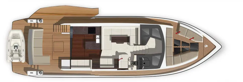 GALEON 500 FLY main deck