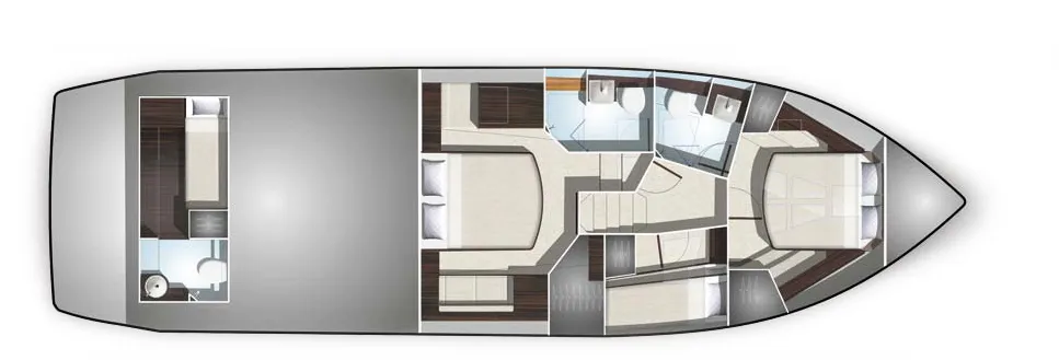 GALEON 500 FLY lower deck