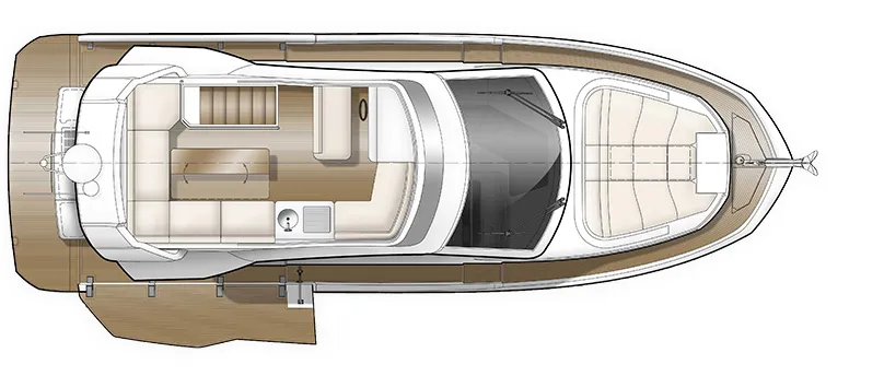 GALEON 400 FLY flybridge