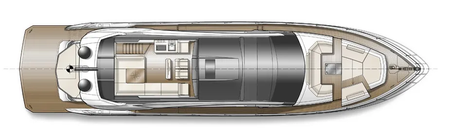 GALEON 700 SKY flybridge